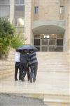 a rainy day in Jerusalem