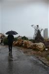 a rainy day in Jerusalem