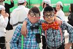 Children celebrate Purim with costumes and disguises