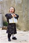 Children celebrate Purim with costumes and disguises