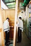 Jews build a sukkah streets of Jerusalem