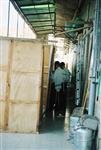 Jews build a sukkah streets of Jerusalem