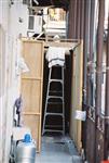 Jews build a sukkah streets of Jerusalem