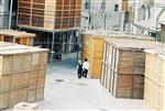 Jews build a sukkah streets of Jerusalem