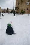 Jerusalem on a snowy day