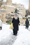 Jerusalem on a snowy day