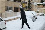 Jerusalem on a snowy day