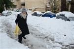 Jerusalem on a snowy day