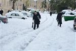 Jerusalem on a snowy day