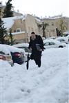 תושבי ירושלים מתעוררים לבוקר לבן ומושלג