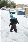Jerusalem on a snowy day
