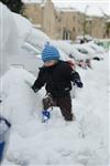 Jerusalem on a snowy day