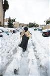 Jerusalem on a snowy day