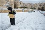 Jerusalem on a snowy day