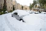 Jerusalem on a snowy day