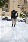 Jerusalem on a snowy day