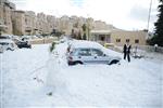 Jerusalem on a snowy day