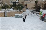 Jerusalem on a snowy day