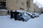 Jerusalem on a snowy day