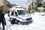 Jerusalem on a snowy day