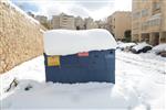 Jerusalem on a snowy day