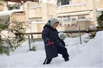 Jerusalem on a snowy day