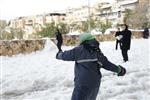 Jerusalem on a snowy day
