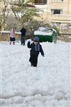 Jerusalem on a snowy day