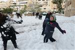 Jerusalem on a snowy day