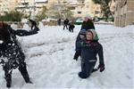 Jerusalem on a snowy day
