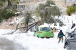 Jerusalem on a snowy day