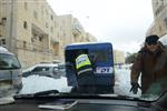 Jerusalem on a snowy day