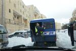 Jerusalem on a snowy day