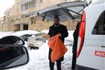 Jerusalem on a snowy day