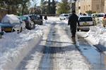 Jerusalem on a snowy day
