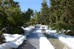 Jerusalem on a snowy day