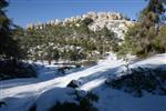 Jerusalem on a snowy day