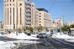 Jerusalem on a snowy day