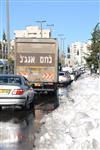 תושבי ירושלים מתעוררים לבוקר לבן ומושלג