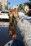 Jerusalem on a snowy day