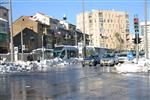 Jerusalem on a snowy day