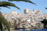 Jerusalem on a snowy day