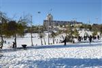 Jerusalem on a snowy day