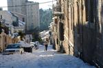 Jerusalem on a snowy day