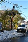 Jerusalem on a snowy day