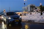 Jerusalem on a snowy day