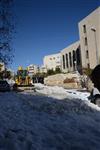 Jerusalem on a snowy day