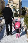 Jerusalem on a snowy day