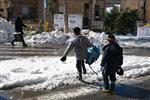 Jerusalem on a snowy day
