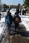 Jerusalem on a snowy day